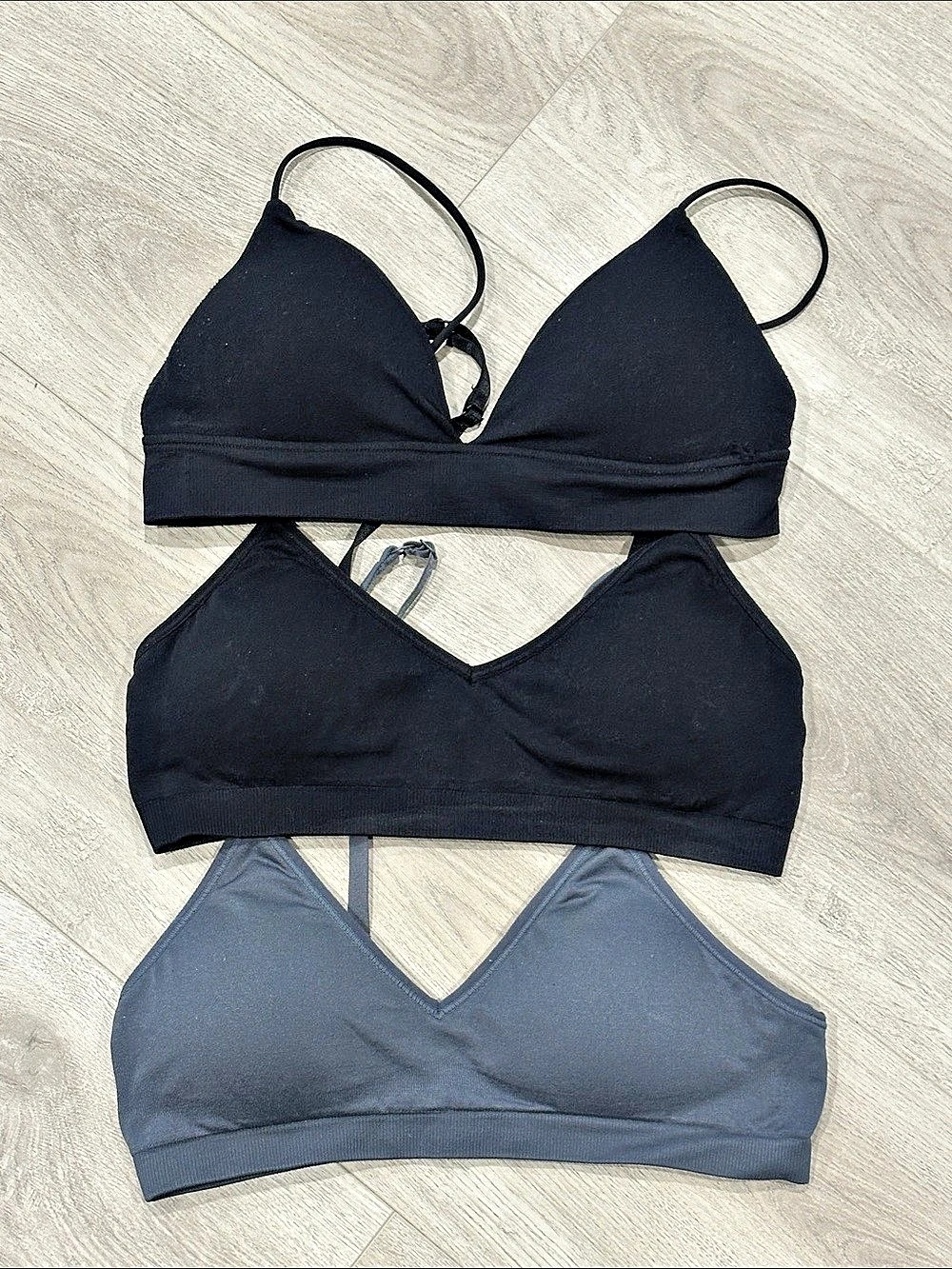 Bralettes set-with removable padding